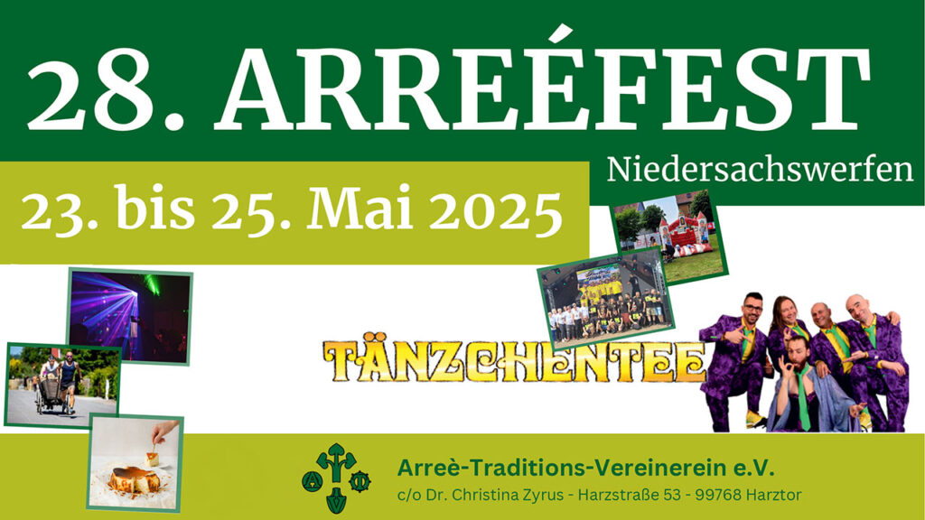 Arreéfest 2025: drei Tage volles Programm