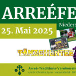 Flyer mit einer Ankündigung des Arreefest 2025