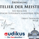 Werbeanzeige für das neue "Atelier der Meister" in Niedersachswerfen.
