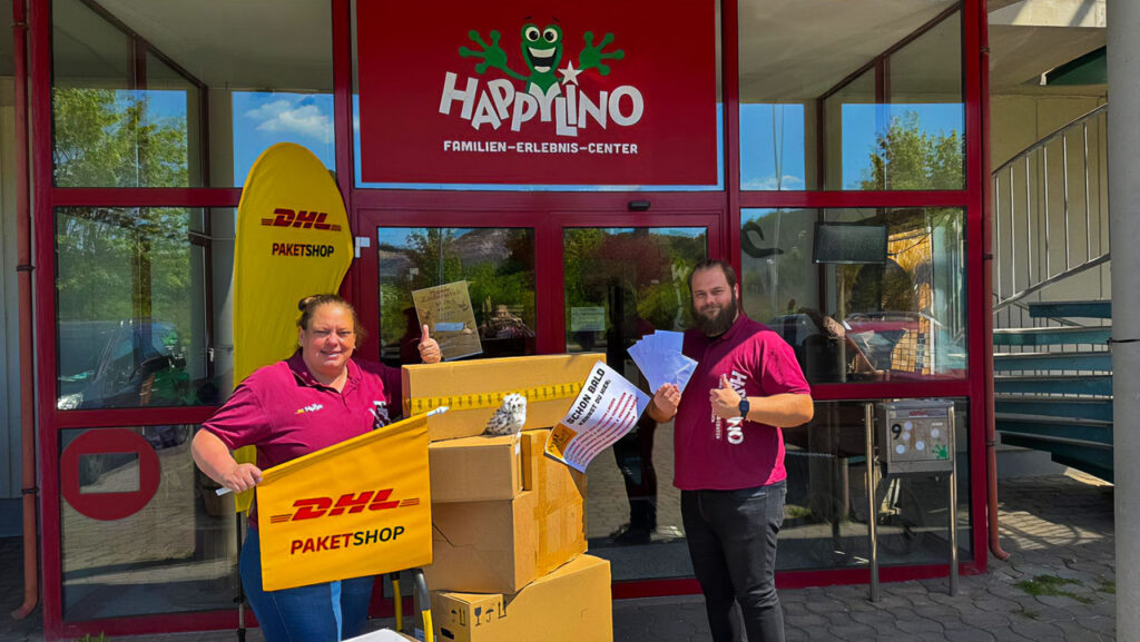 Neuer DHL Postshop jetzt bei Happilino im Steinfeld