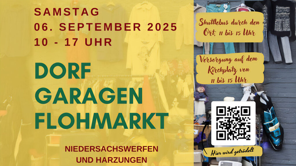 10 Jahre Garagen-Flohmarkt in Niedersachswerfen