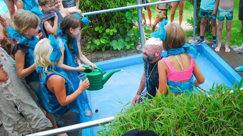 Sommer im Waldbad Neustadt mit Neptunfest