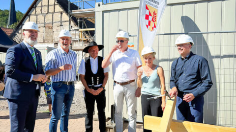 Richtfest für neue Schule aus Holz in Ilfeld