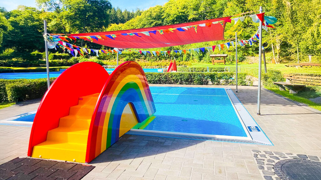 Waldbad Ilfeld: Neues Kinder-Planschbecken fertig