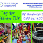 Plakat für den Tag der offenen Tür am 8. November in Niedersachswerfen
