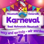 Logo des OCV Karnevalsverein, Plakat zur 71. Session im Saal Hohnstein