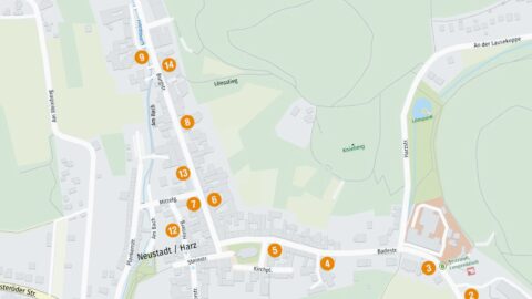 Für Sonntag: Der Lageplan zu „Advent in den Höfen“