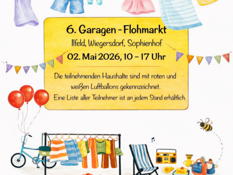 Schätze suchen, Nachbarn treffen: 6. Garagen-Flohmarkt in Ilfeld