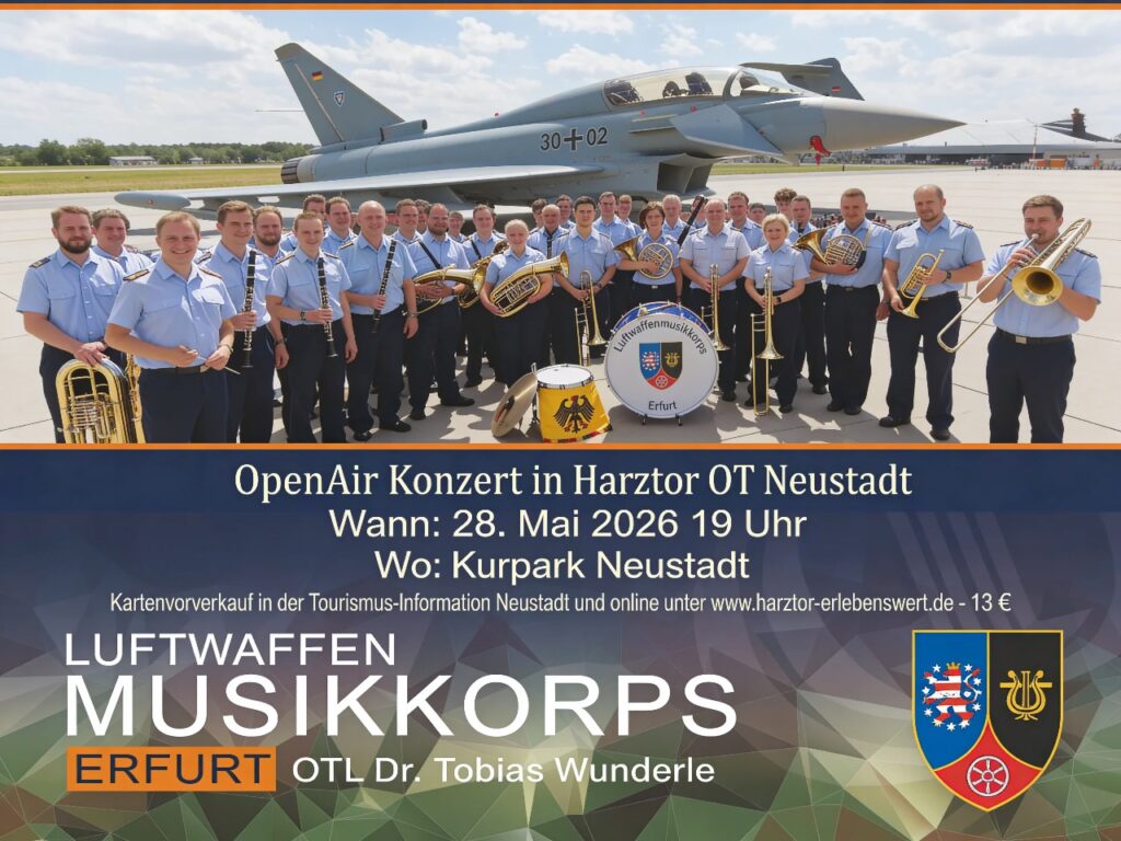Open Air Konzert: Musikkorps der Bundeswehr in Neustadt