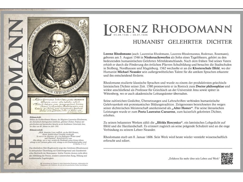 Niedersachswerfen ehrt Lorenz Rhodomann
