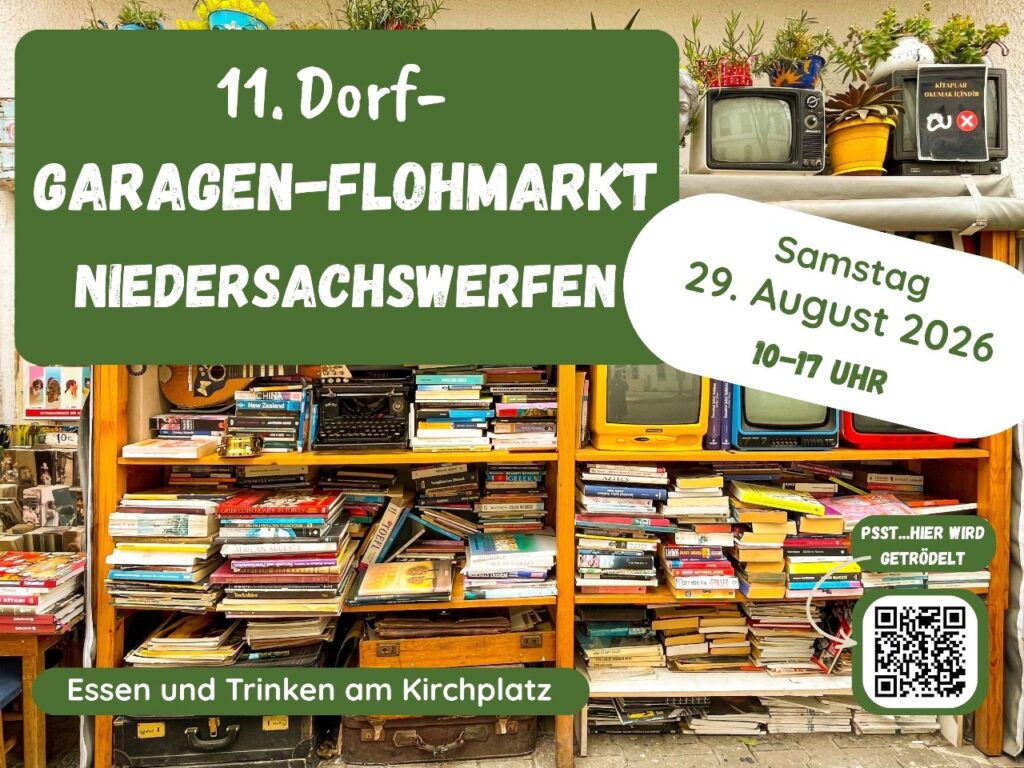 Knapp 40 Familien beim 11. Garagenflohmarkt in Niedersachswerfen