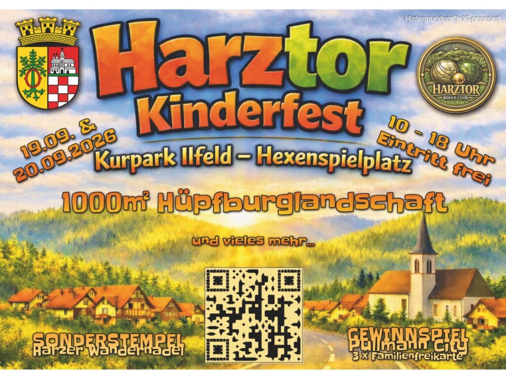 Kurpark Ilfeld wird zum Kinderparadies: Gro&szlig;es Familienfest in Harztor